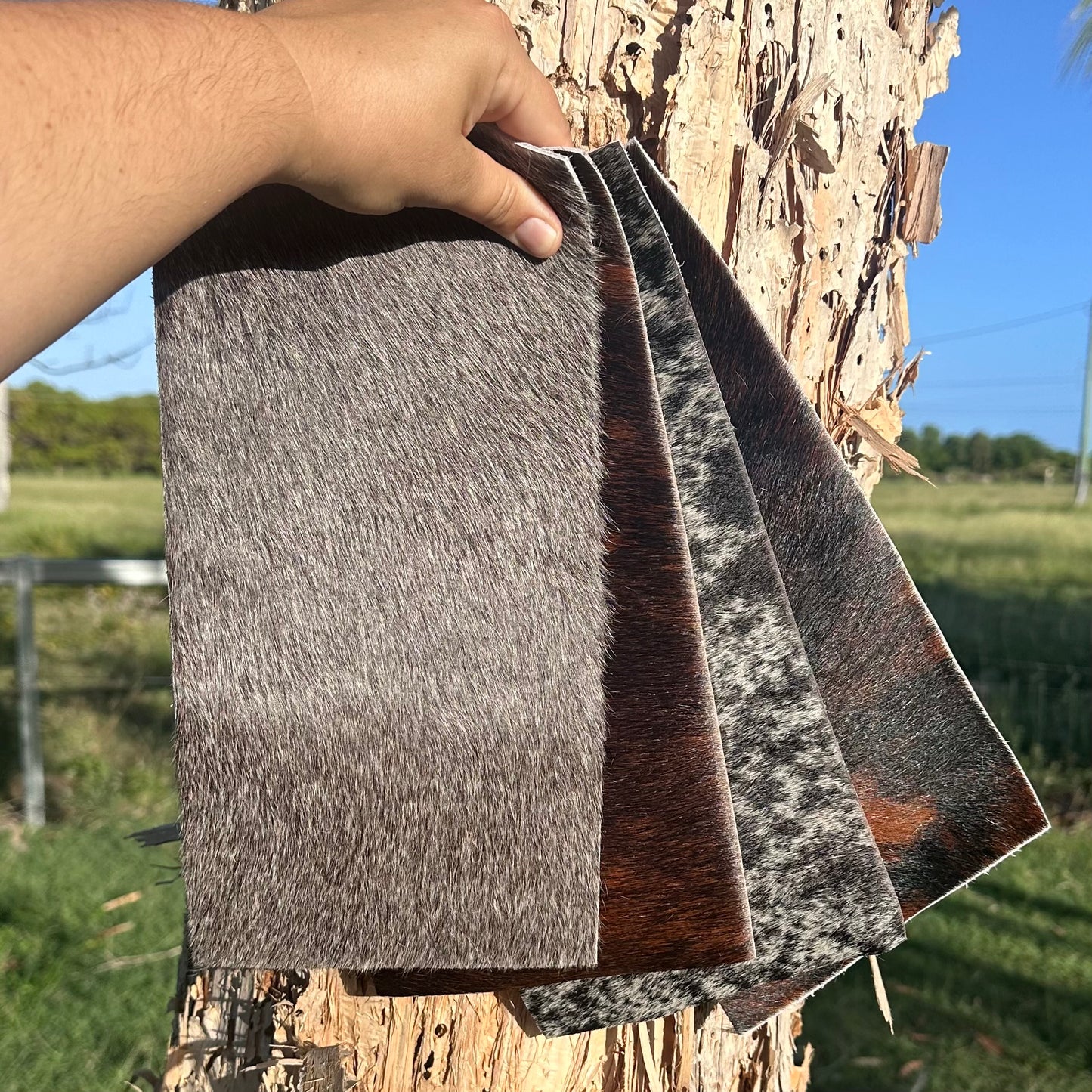 Cowhide Key Ring - Personalised