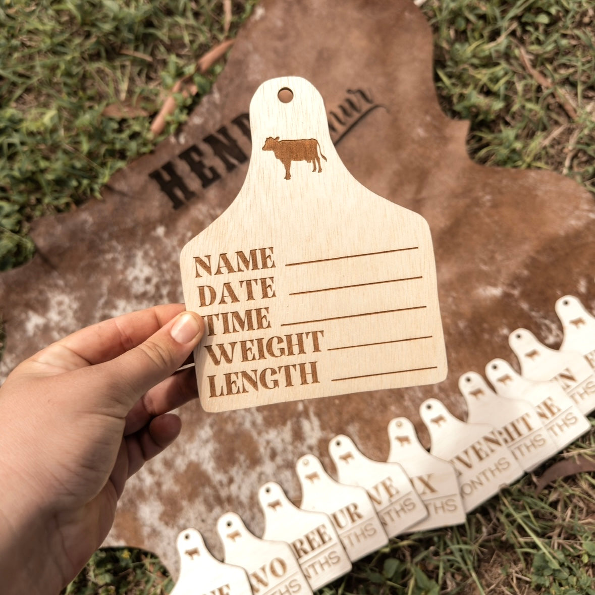 Cattle tag - Birth & Milestone Set