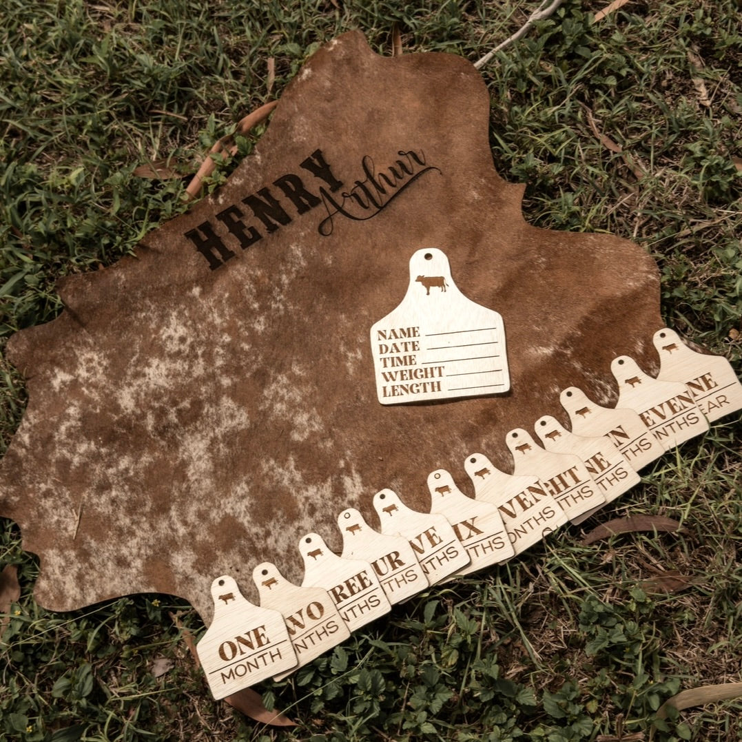 Cattle tag - Birth & Milestone Set