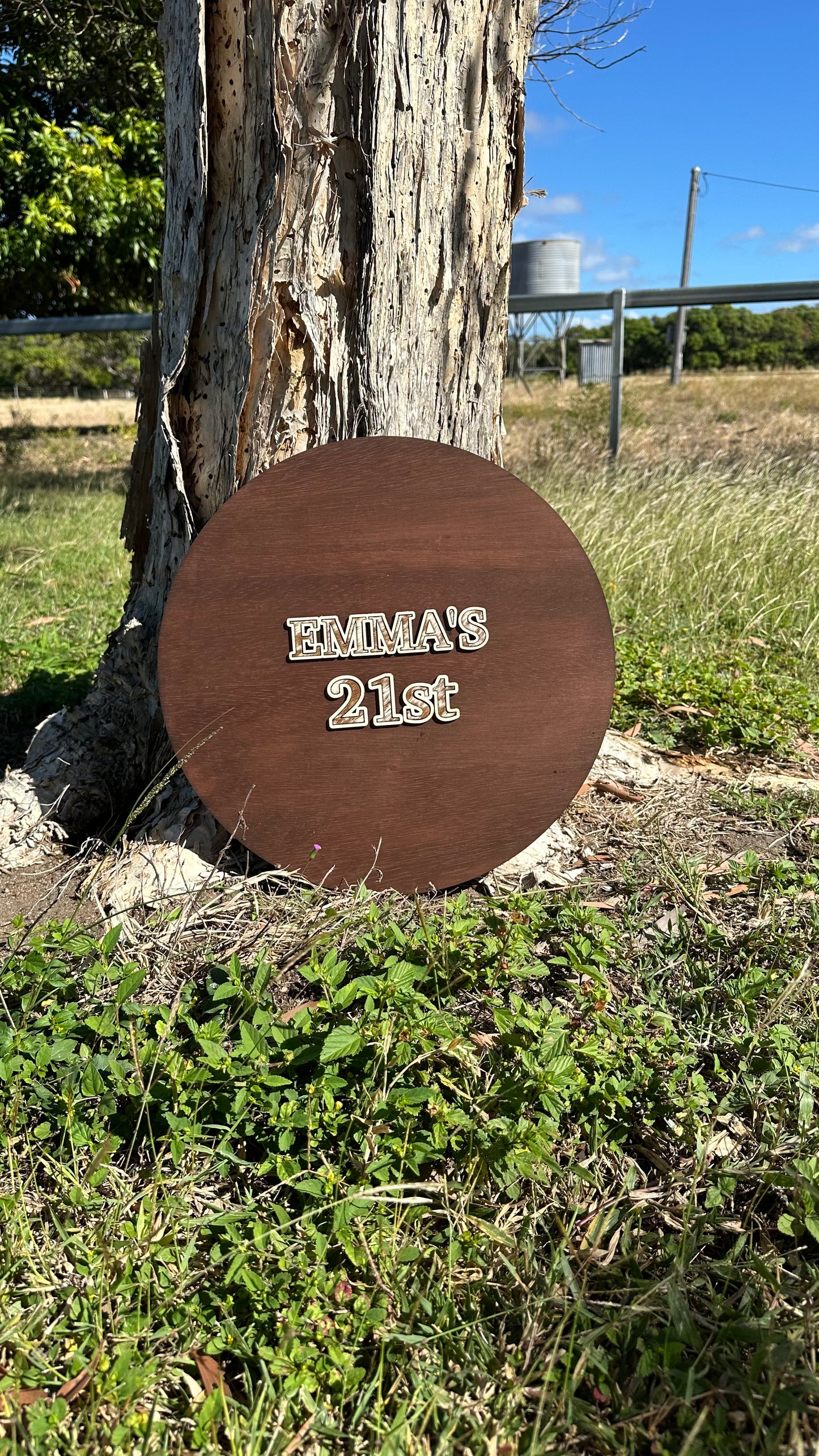 Guestbook - Cowhide Lettering