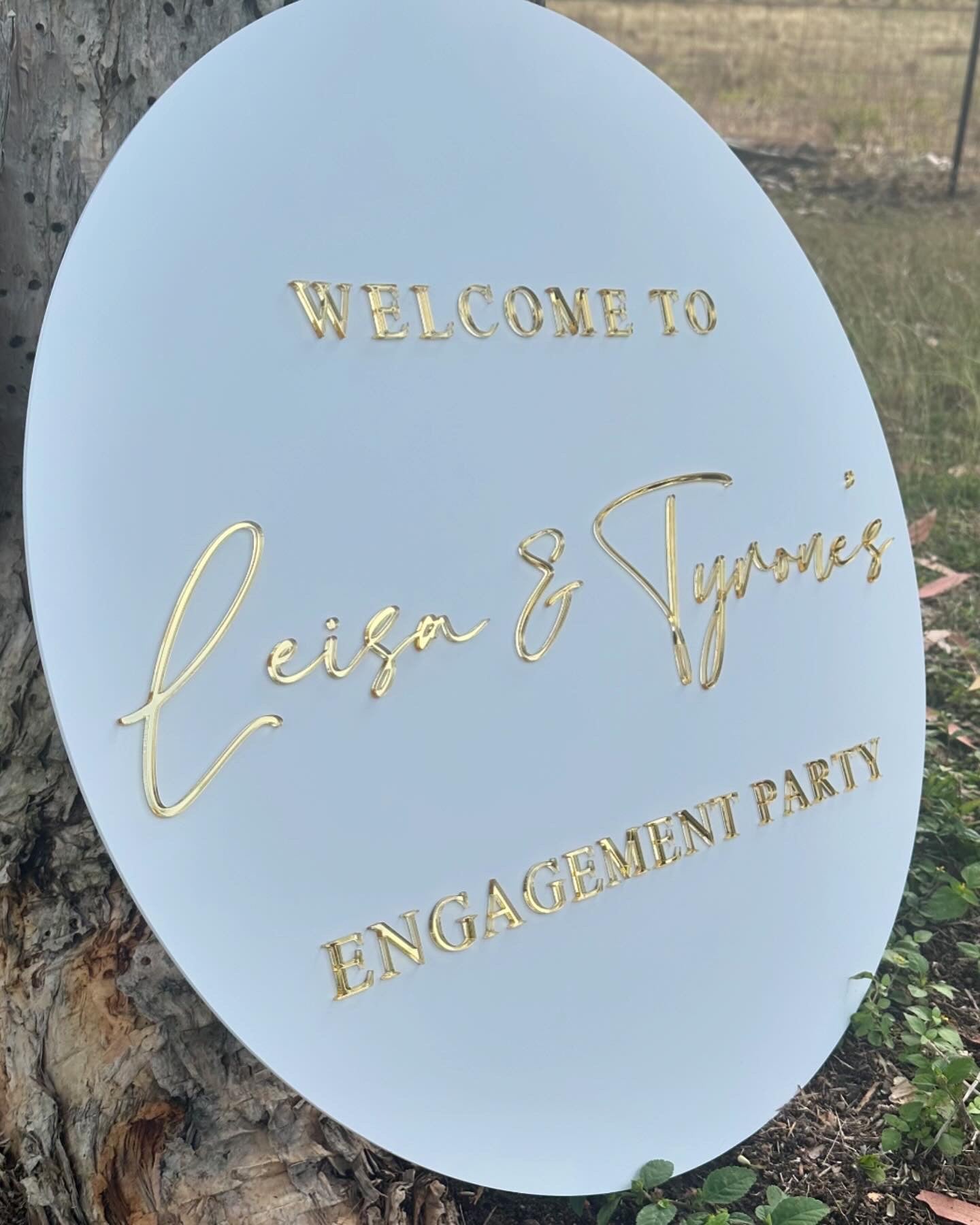 Round Acrylic Sign - Custom