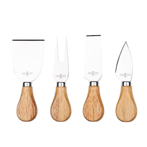 4 Piece Small Cheese Knife & Board Set | Personalised