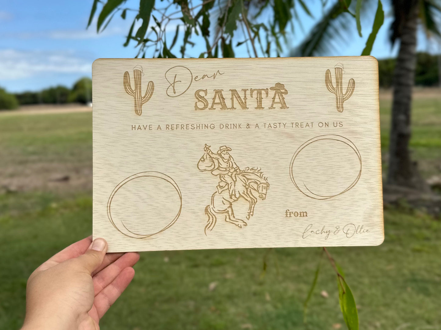 Western Santa Board - Personalised