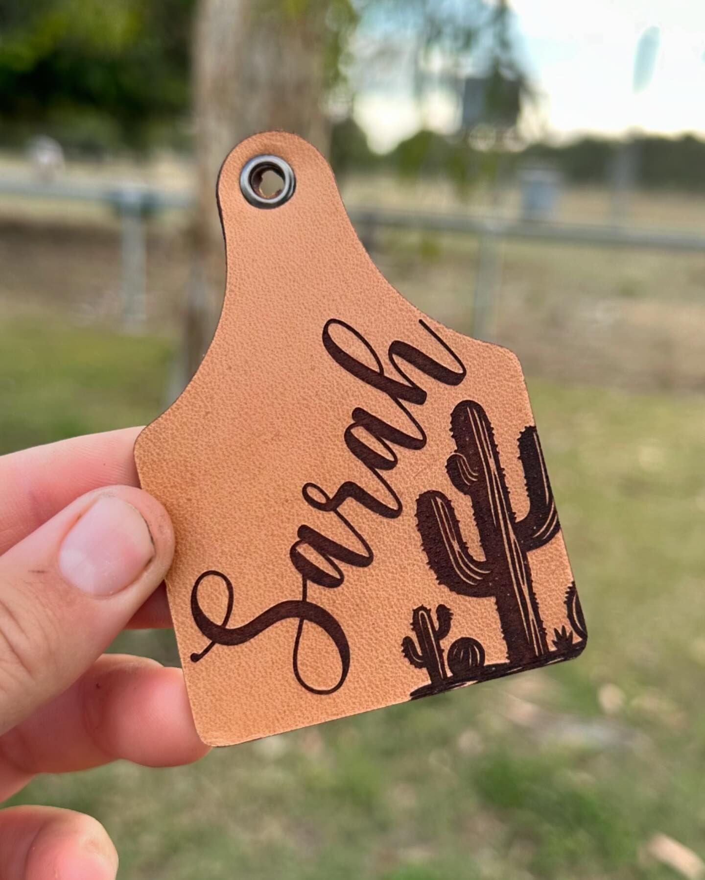 Leather Key Chain - Personalised
