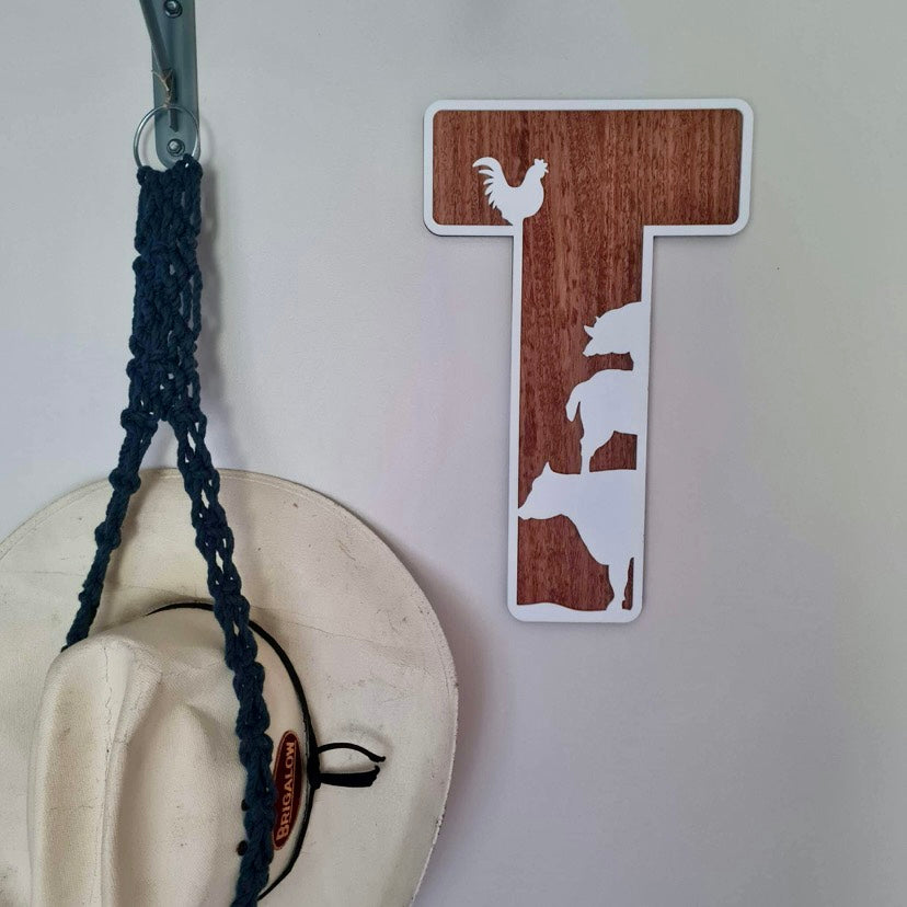 Farmhouse Wall Letters