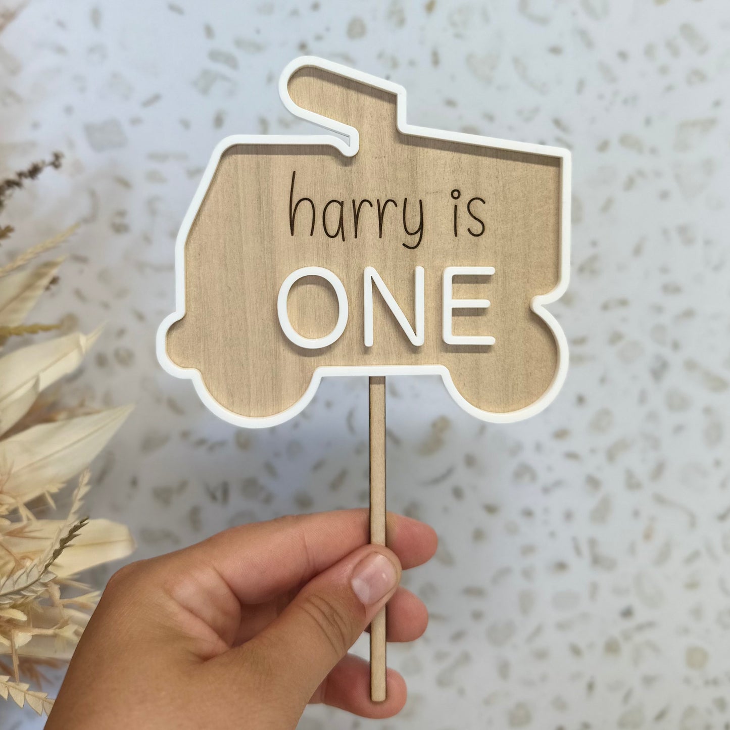 Dump Truck | Birthday Cake Topper