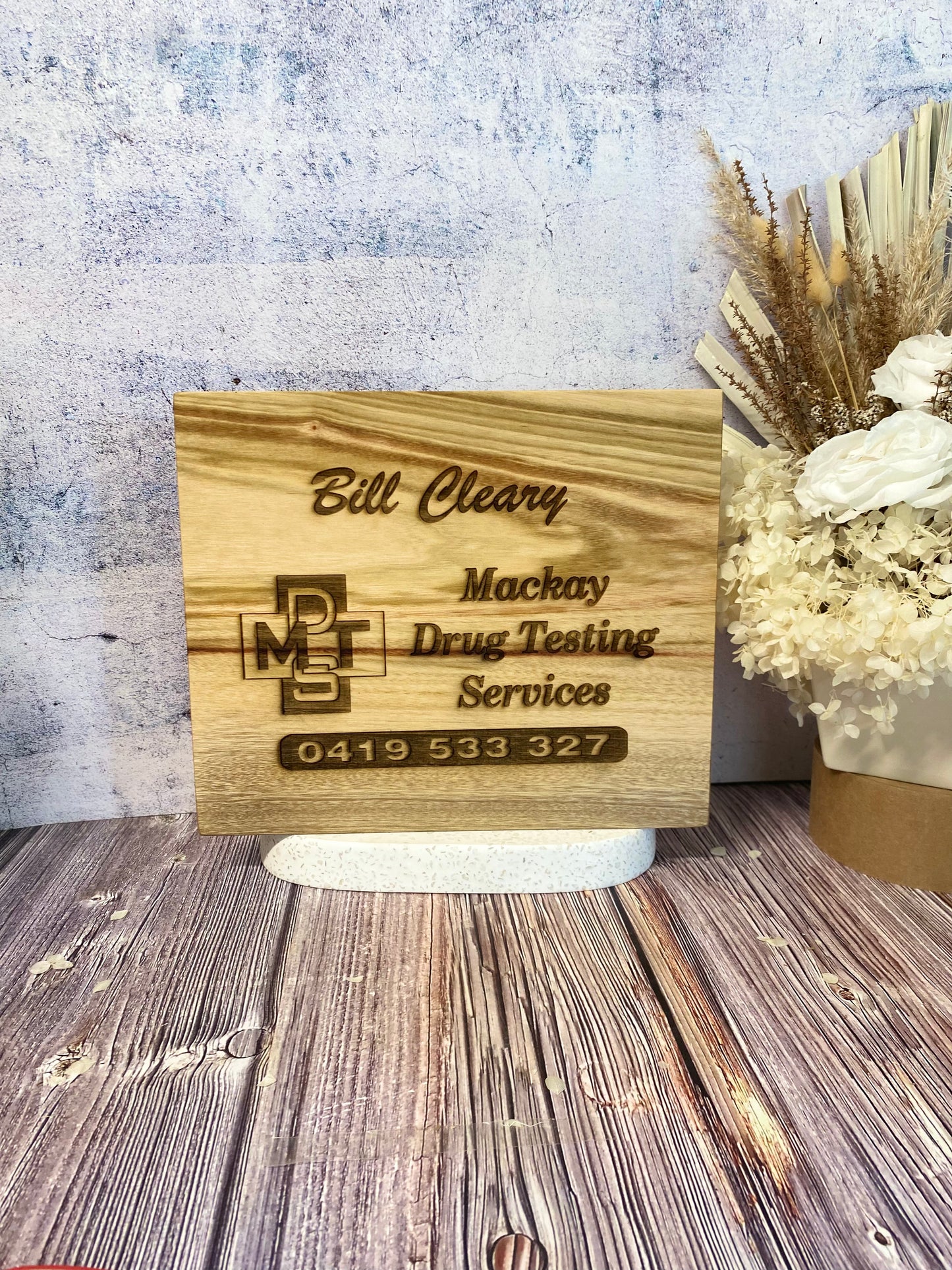Rectangle Serving Board | Custom engraved | 100% Antibacterial - Made In Australia