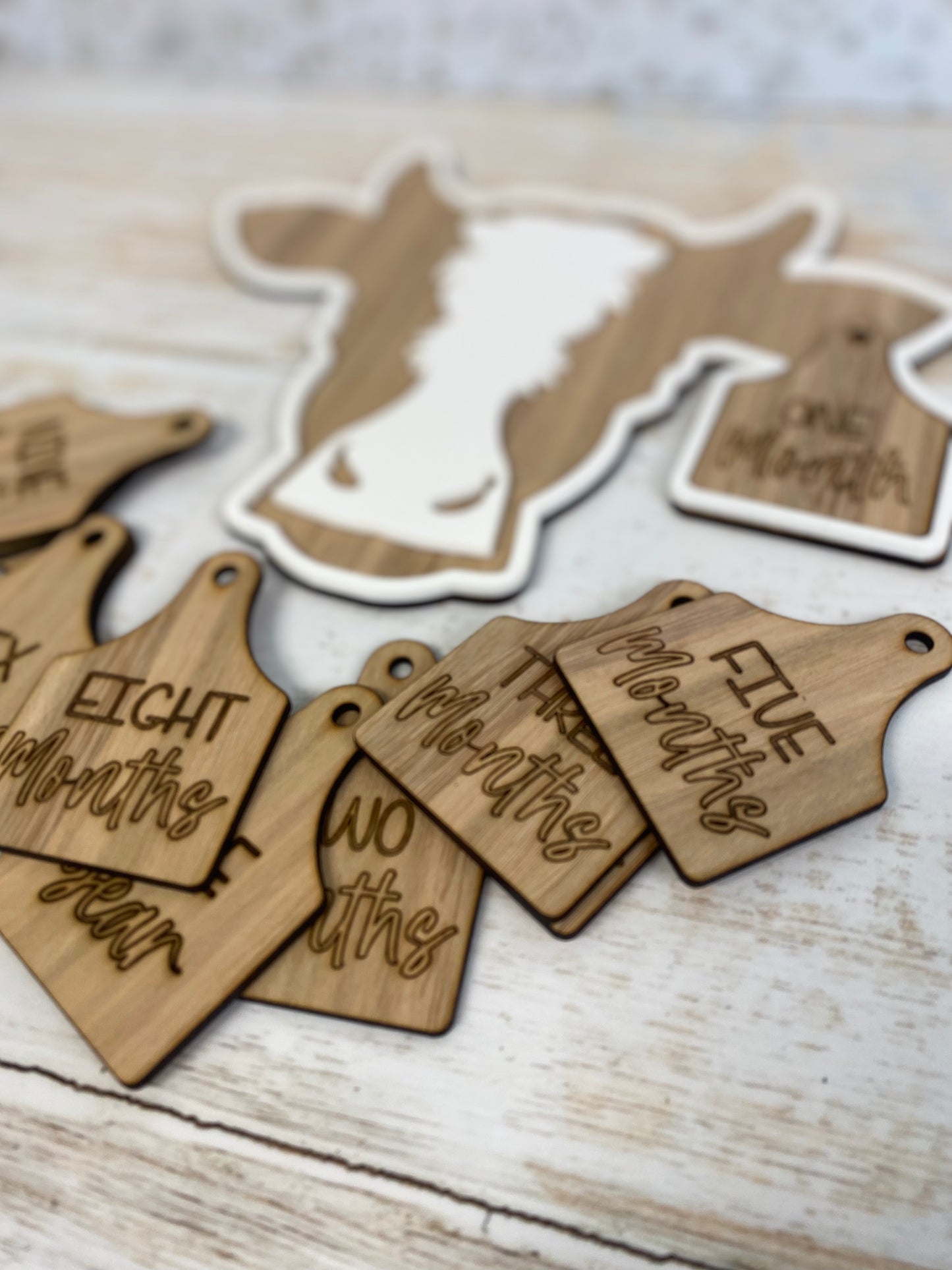 Cow Tag - Milestone Set