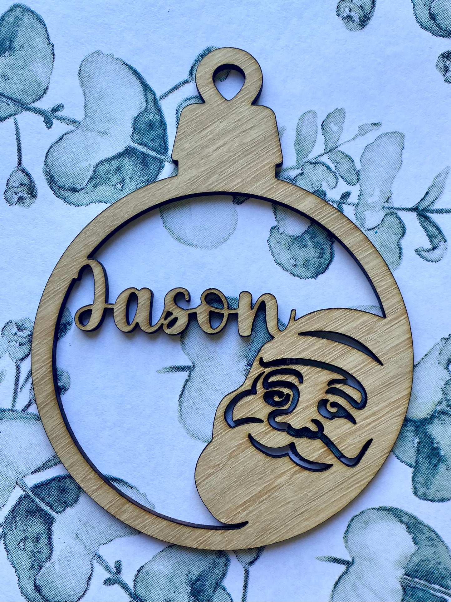 Wooden Personalised Bauble | Personalised Christmas Ornament