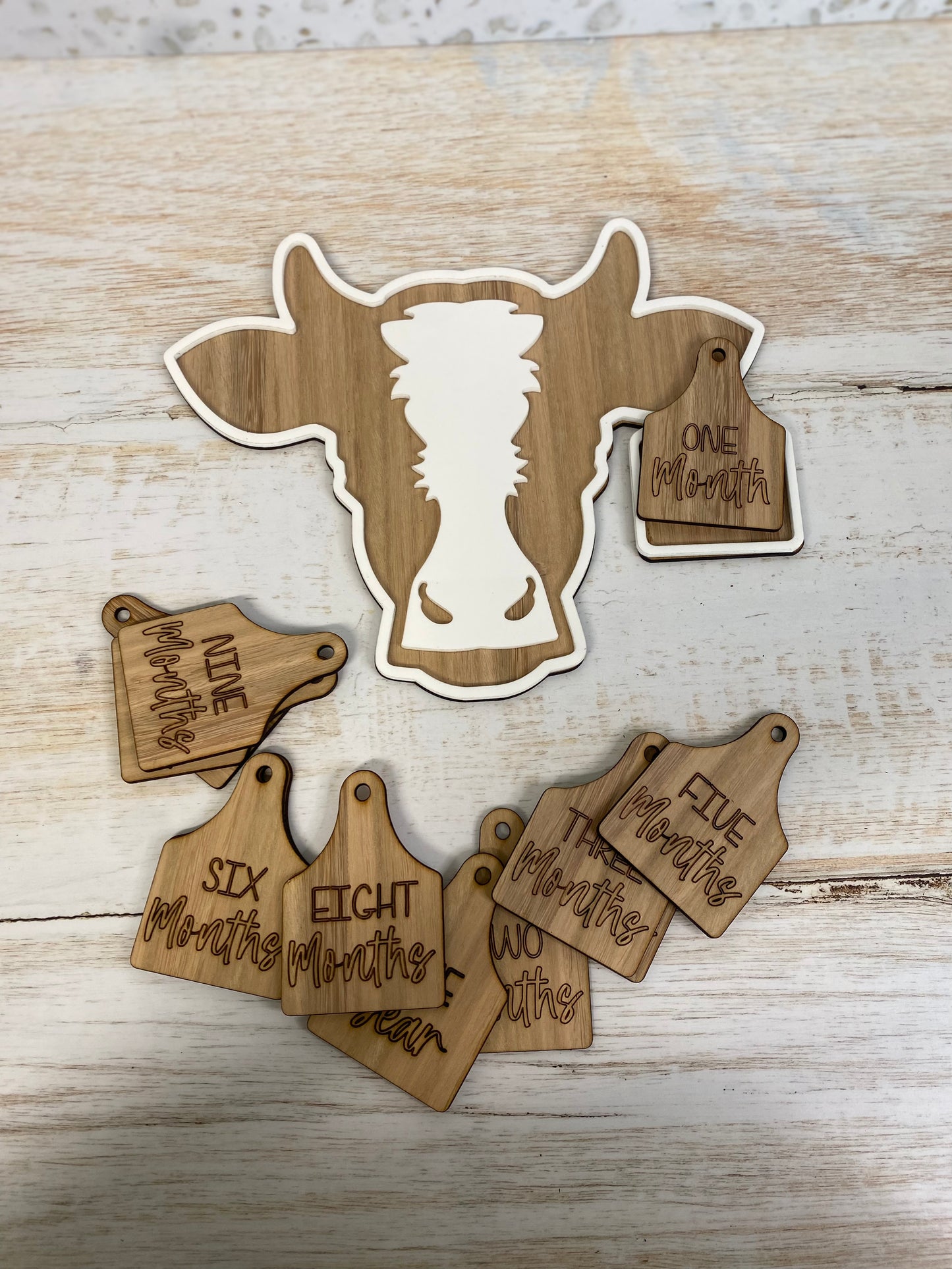 Cow Tag - Milestone Set