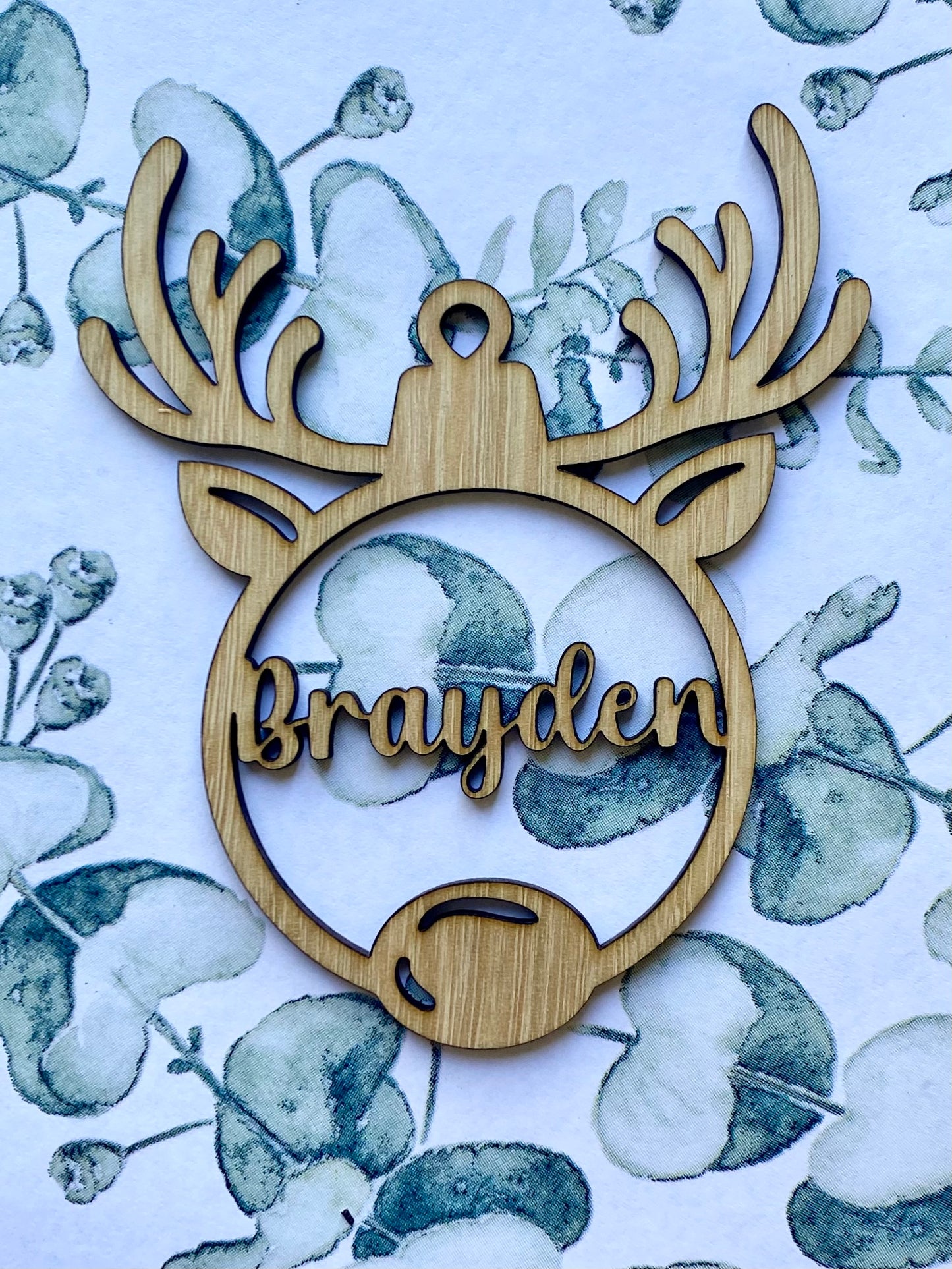 Wooden Personalised Bauble | Personalised Christmas Ornament