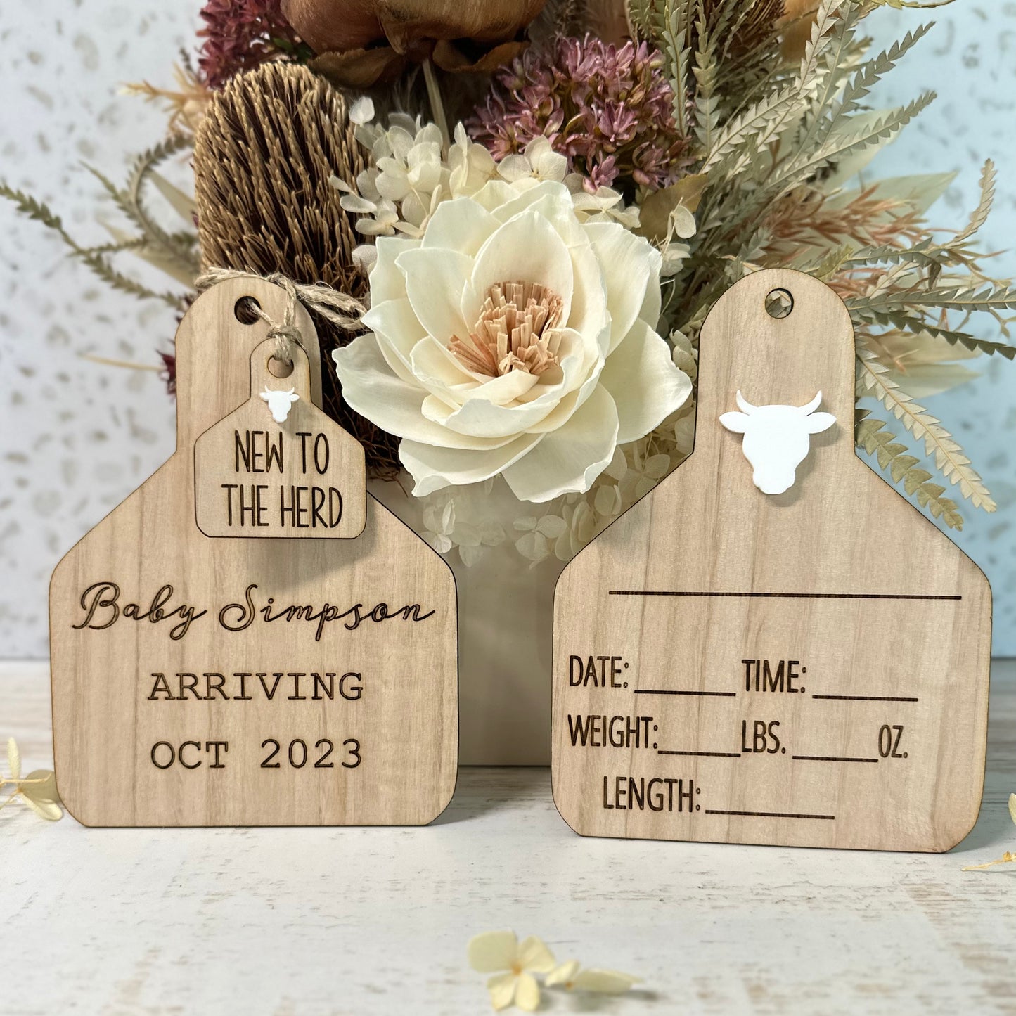 New To The Herd | Announcement Ear Tag