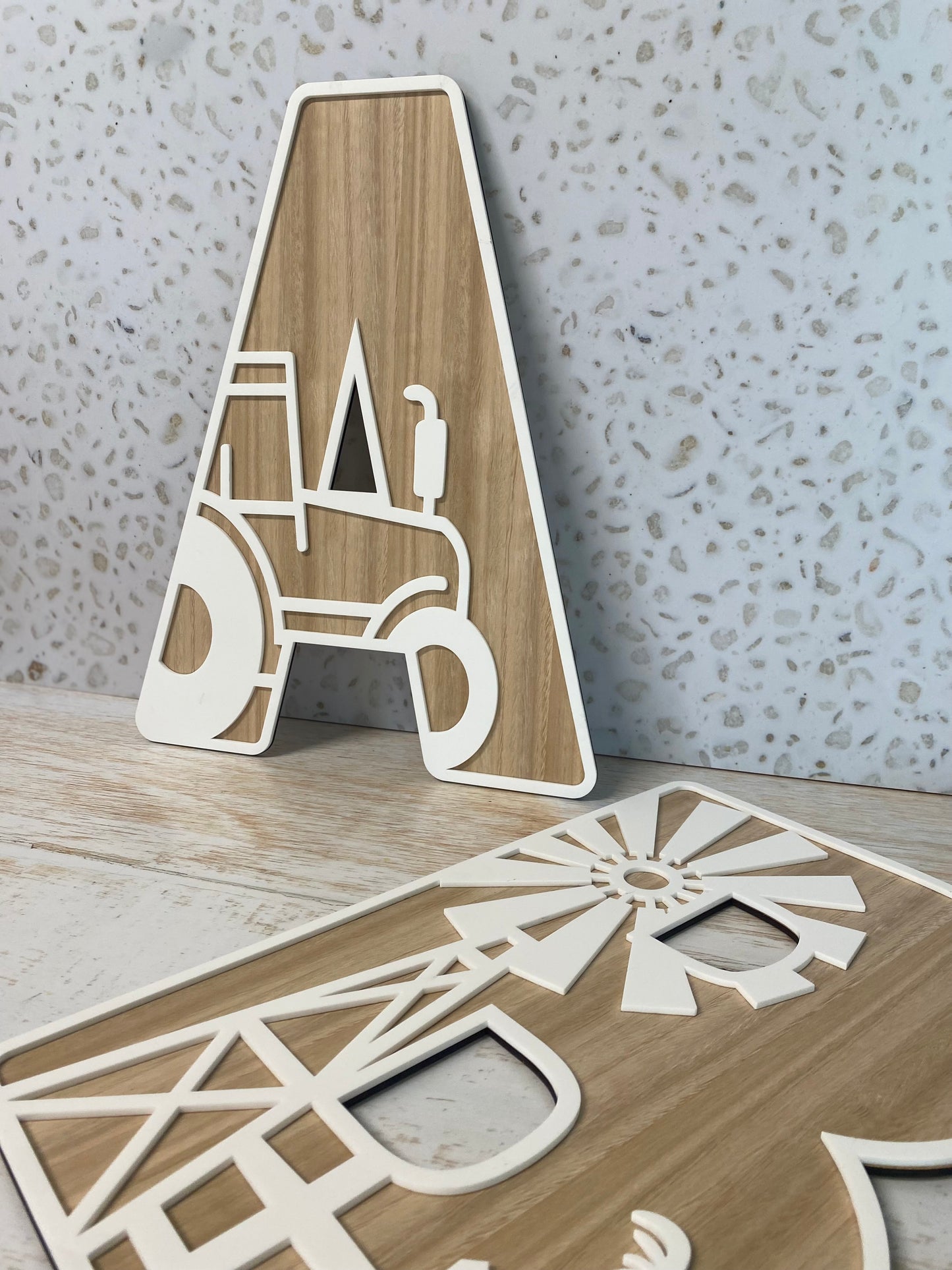 Farmhouse Wall Letters