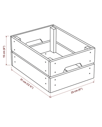 Personalised Magnetic Christmas Eve Box / Santa Delivery Crate – Wooden Gift Box