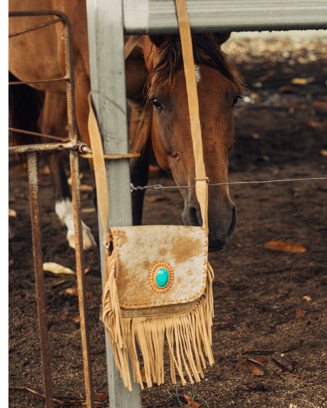 Sadi - Fringe Rough Leather - Shoulder Bag