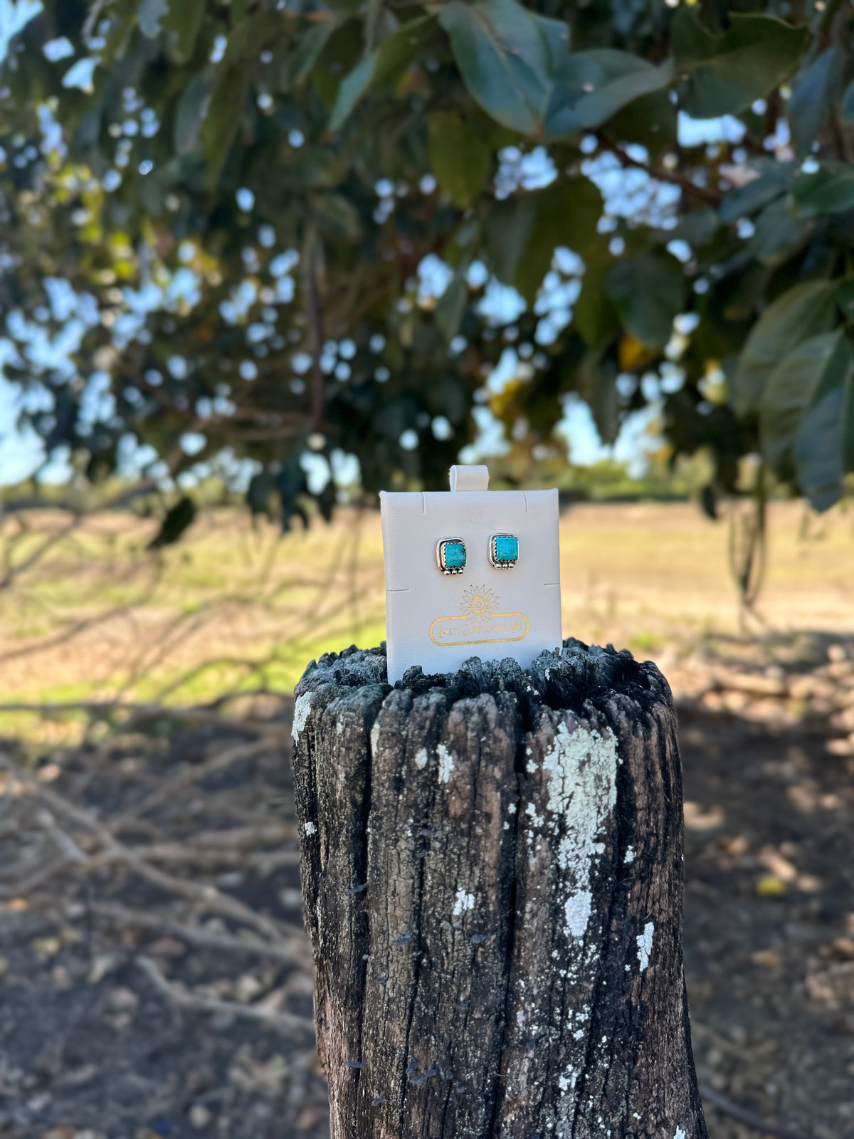 The Desert Sky| 925 Sterling Silver Square Stud Earrings