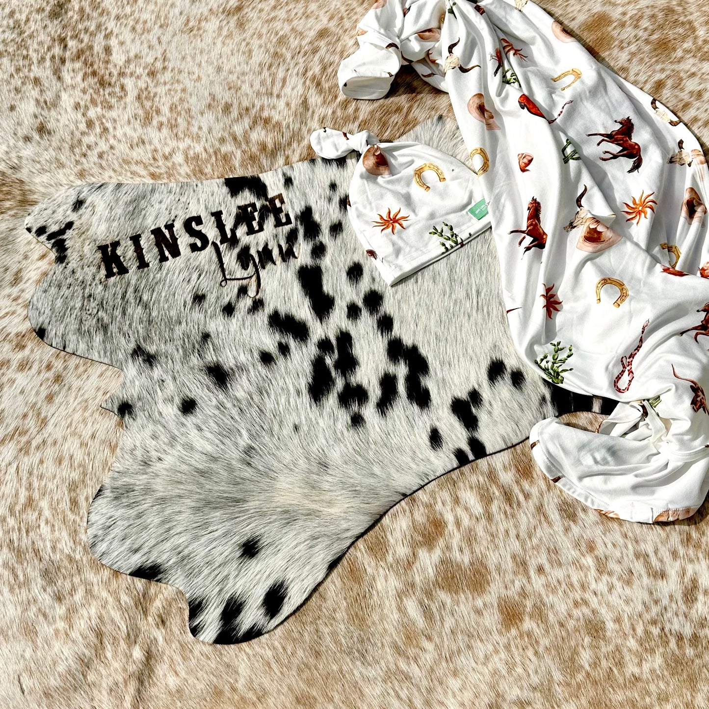 Mini cowhides - Personalised