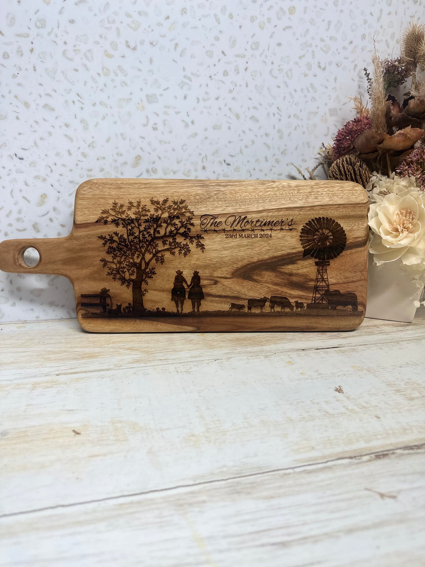 Paddle Board - Dried Camphor Laurel
