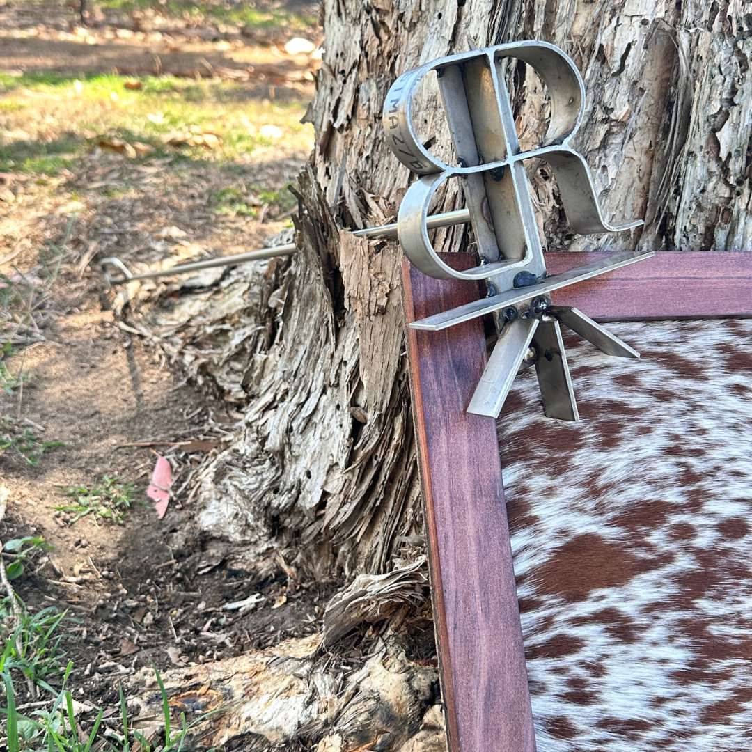 Custom Wedding Branding Iron & Cowhide Ceremony Branding Board