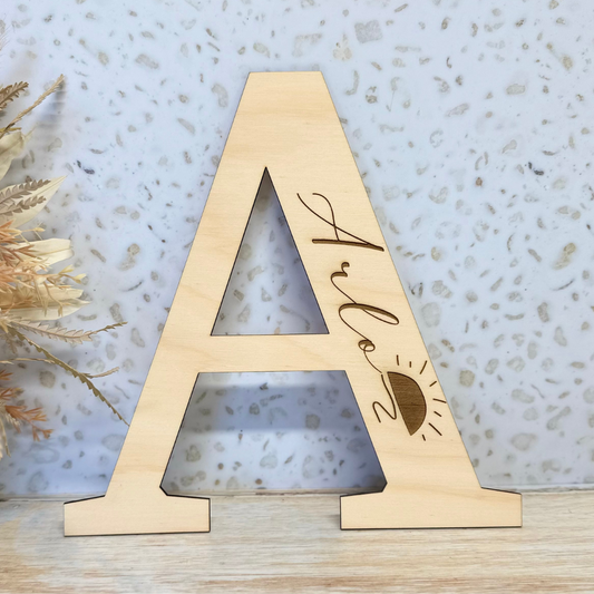 Letter Wall plaque | Personalise Nursery Sign