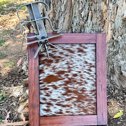 Custom Wedding Branding Iron & Cowhide Ceremony Branding Board