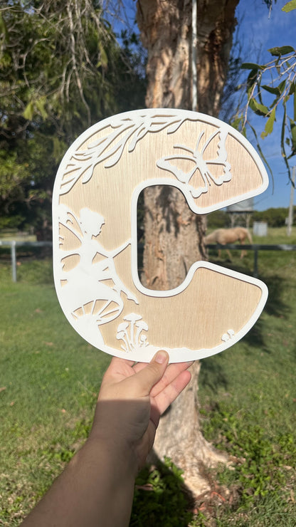 Fairy Wall Letters | Wall plaque