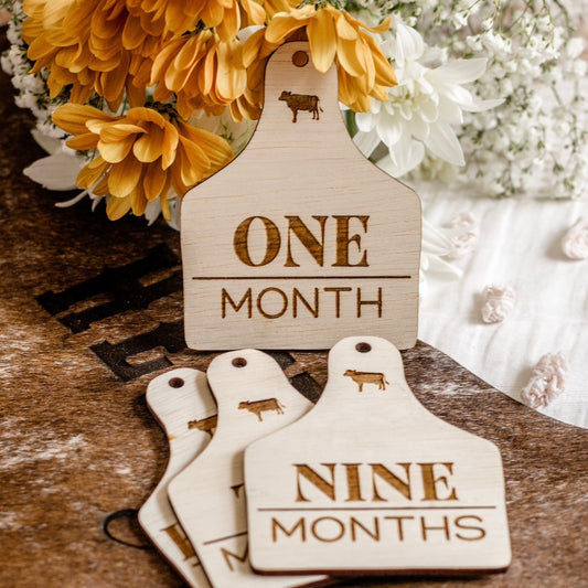 Carttle tag - Birth & Milestone Set