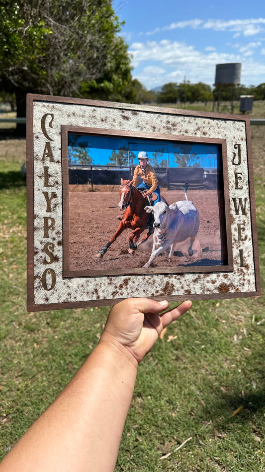 COWHIDE FRAME 8 x 10
