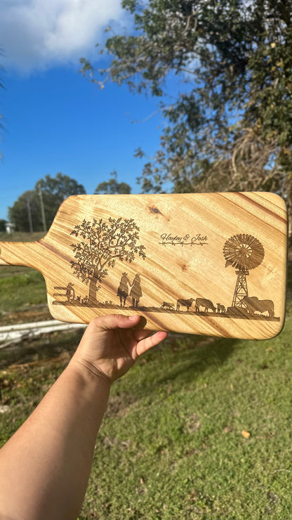 Paddle Board - Dried Camphor Laurel