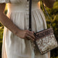 Bell - Tooled Leather Shoulder Bag & Clutch