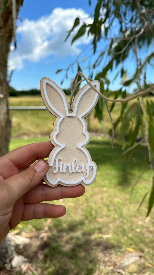 Personalised Easter Bunny Tag
