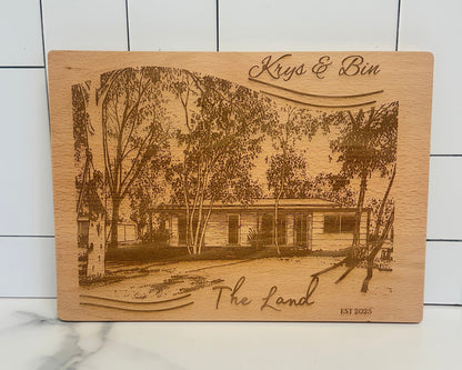 Beech Wood Board| Custom Engraving