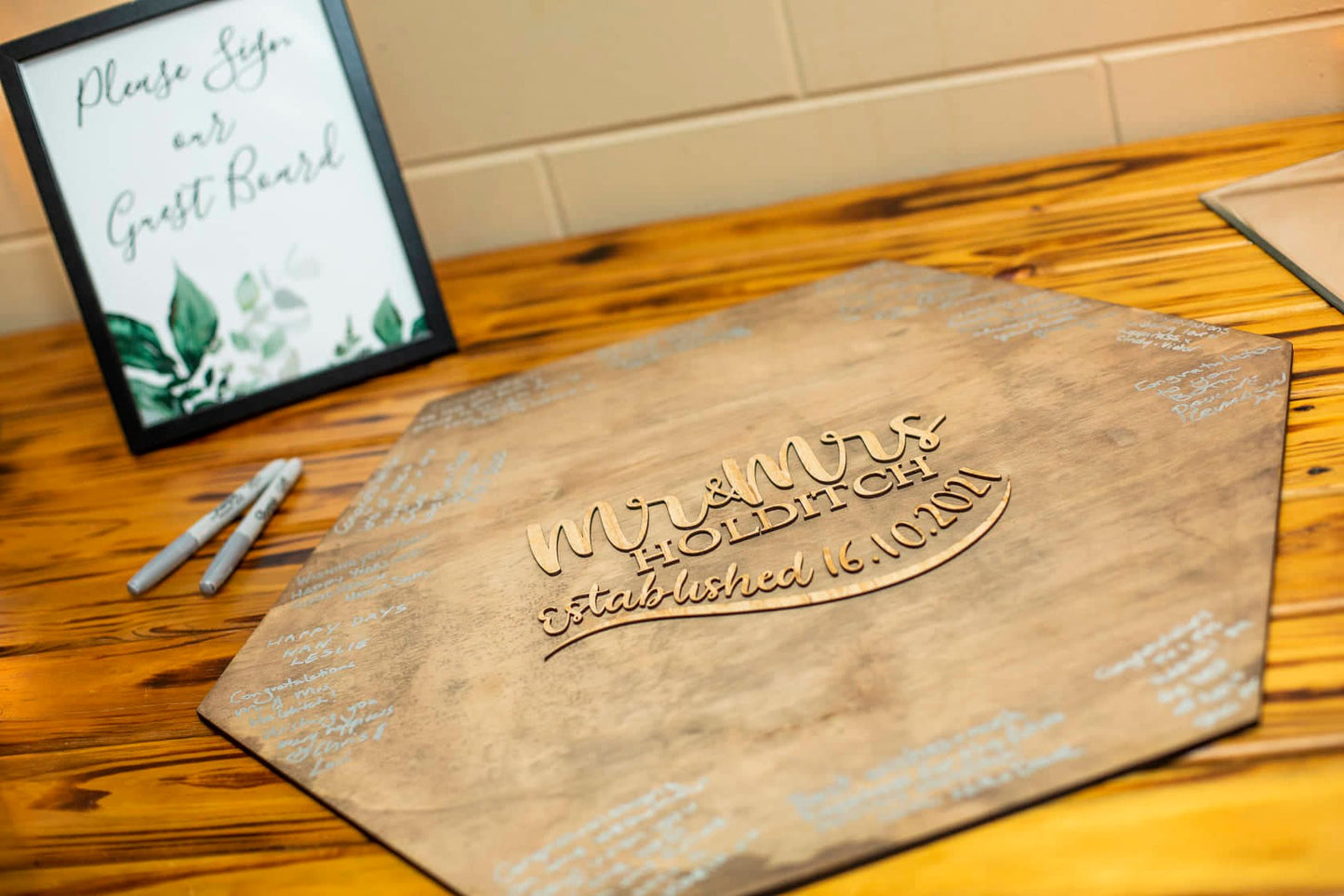 Guest Board | Guestbook Personalised