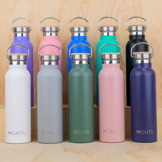 MontiiCo | Original  Drink Bottle 600ml | Insulated Bottles - Optional Engraving