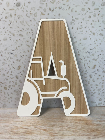Farmhouse Wall Letters | Wall plaque