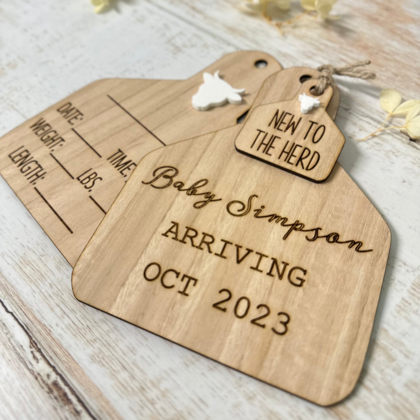 New To The Herd | Announcement Ear Tag
