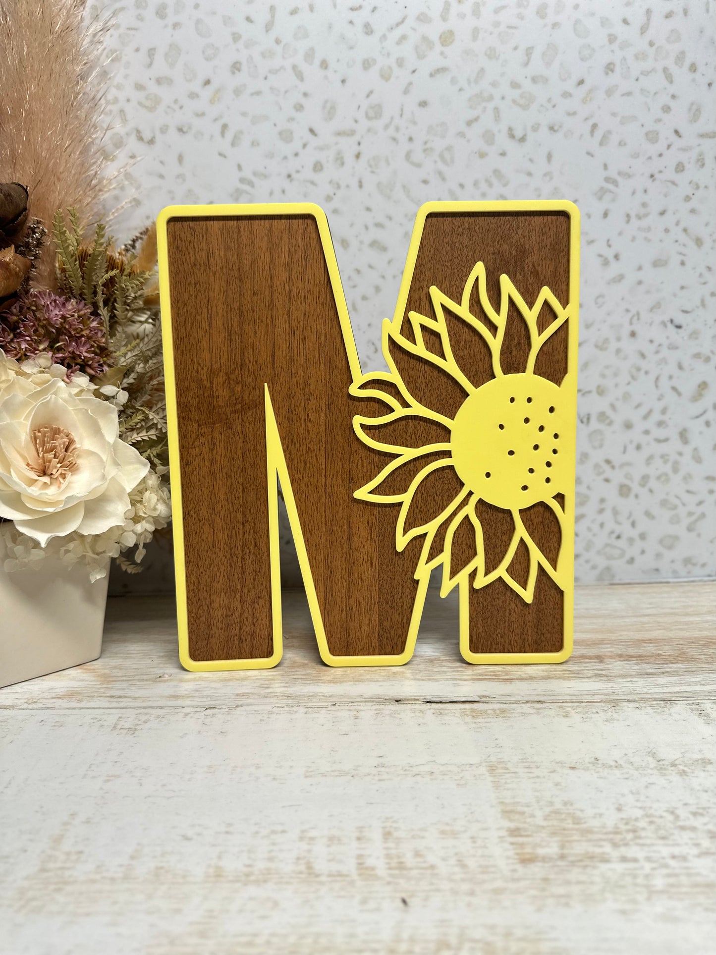 Sunflower Wall Letters | Wall Plaques